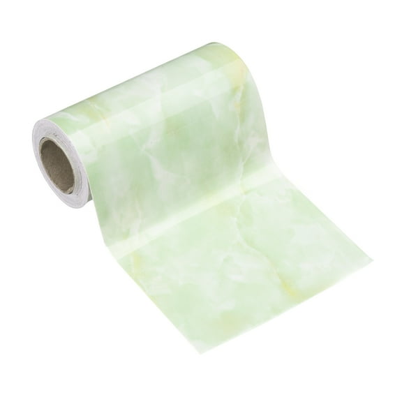 Uxcell Wood Grain Wallpaper Border 5" x 16.4ft Textured Frame Sticker, Agate Green