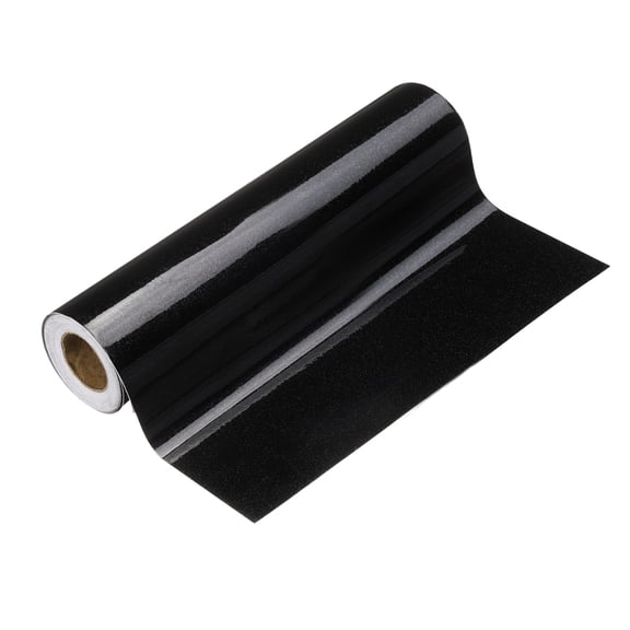Uxcell Wood Grain Wallpaper Border 8" x 16.4ft Textured Frame Sticker, Light Black