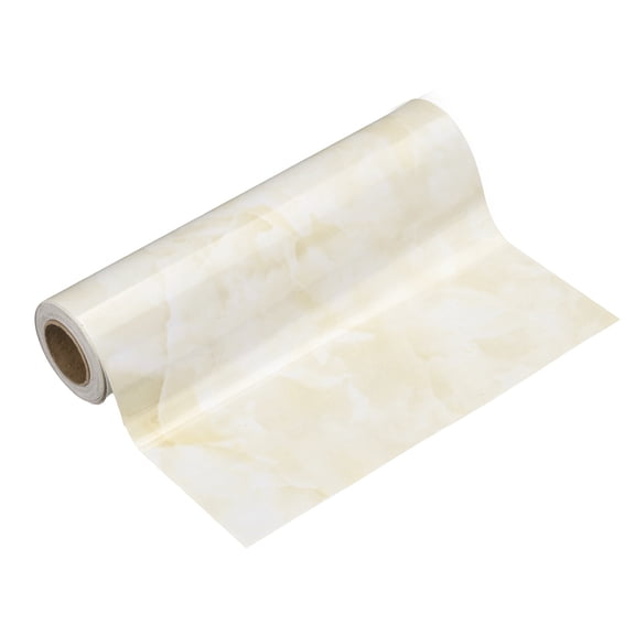 Uxcell Wood Grain Wallpaper Border 8" x 16.4ft Textured Frame Sticker, White Jade