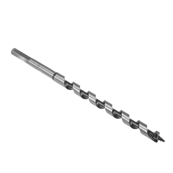Uxcell Wood Hex Shank 12mm Dia Carbon Steel Bench Drill Carpentry Auger Drill Bit