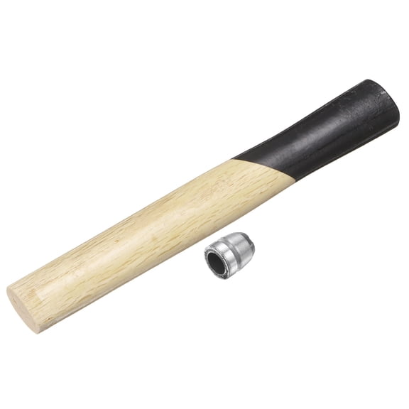Uxcell Wood Sledge Hammer Handle 10.2" Hammer Wooden Replacement Handles with Round Wedges for 3lb Round Octagonal Head Decking Framing Carpentry Construction DIY Sledge Axe Tools
