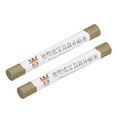 thumbnail image 1 of Uxcell Wood Wax Filler Stick, Wooden Furniture Crayons Touch Up Repair Pens, Grey Yellow 2 Pack, 1 of 5