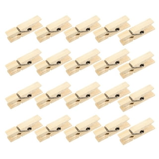 Mainstays Wood Clothespins, Beige, 100 Pack 
