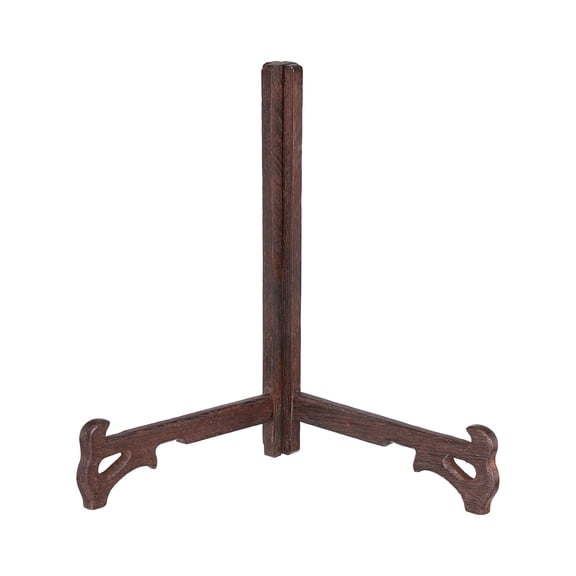 Uxcell Wooden Easel Plate Holder, 10" Small Natural Wood Easels Table Display DIY Stand for Decorative Picture Frame Book Artwork Desktop Ornaments