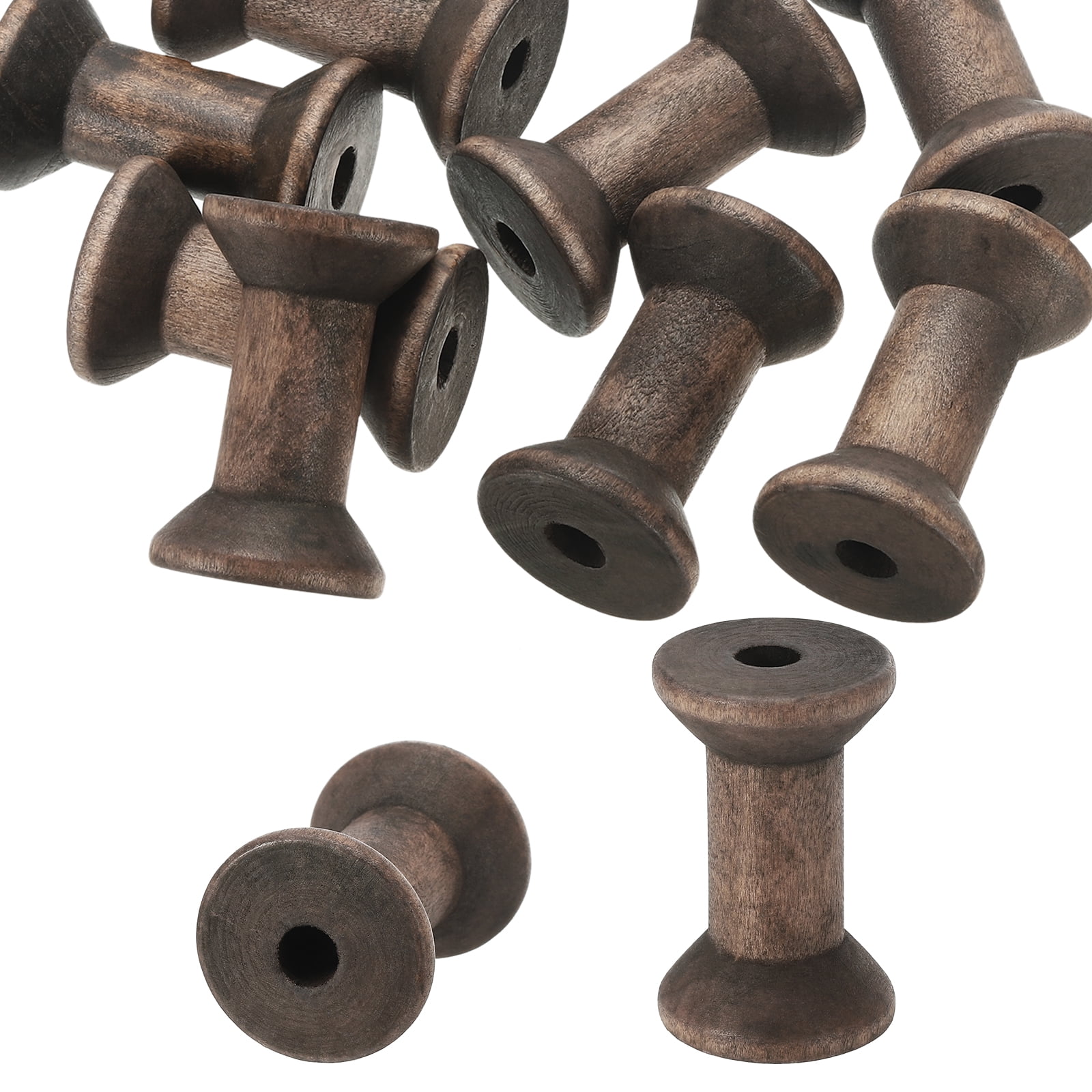 20 Pcs DIY Winding Spool Unfinished Bobbin DIY Thread Spools Handmade Winding Spool Weaving