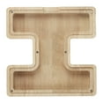 thumbnail image 1 of Uxcell Wooden Letter Bank, Letter I Clear Acrylic Money Saving Box, 1 of 6