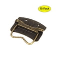 thumbnail image 1 of Uxcell Wooden Pull Ring Handle 0.12" Hole Diameter 10 Pack, 1 of 5