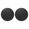thumbnail image 1 of Uxcell Wooden Serving Tray, Round Decorative Platter for Home and Kitchen Use Black 8.3 Inch, 1 of 6
