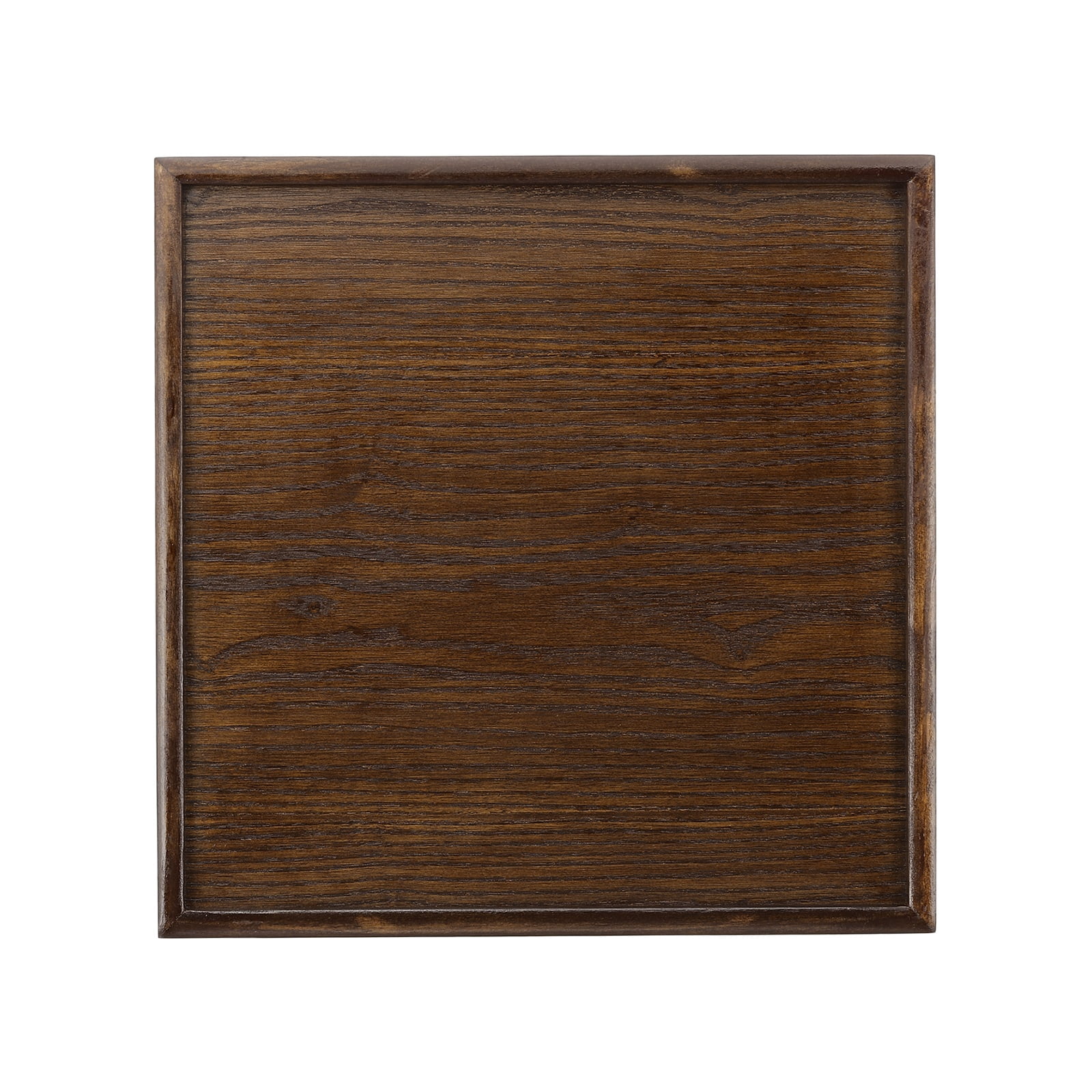 Uxcell Wooden Serving Tray, Square Decorative Platter for Serving Food ...