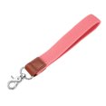 thumbnail image 1 of Uxcell Wrist Lanyard Keychain 7.87 inch Braided Wristlet Strap with Silver Clasp Hand Key Holders Lanyard Pink, 1 of 6
