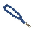 thumbnail image 1 of Uxcell Wrist Lanyard for Key, Braided Twisted Keyring Hand Wrist Lanyards Dark Blue, 1 of 5