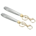 thumbnail image 1 of Uxcell Wrist Lanyard for Key, Wristlet Strap Keychain Hand Wrist Lanyards Silver, 1 of 5