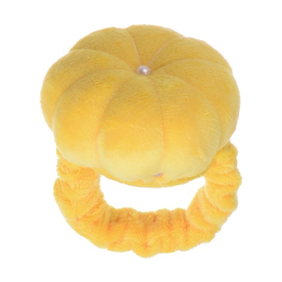 Uxcell Wrist Pin Cushions Band Pincushion with Adjustable Elastic Strap, Yellow