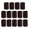 thumbnail image 1 of Uxcell Wrist Sweatbands Sports Wrist Bands for Men & Women Athletic Absorbent for Basketball Football Tennis Running Dark Brown, 1 of 6