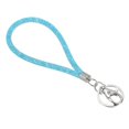 thumbnail image 1 of Uxcell Wristlet Bling Keychain Lanyard Crystal Wrist Keychain with Metal Clasp Light Blue, 1 of 6