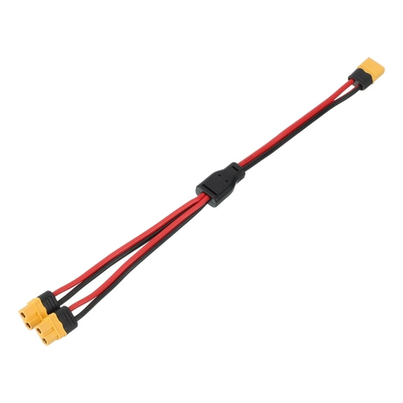 Uxcell XT60 Splitter Extension Cable, 12AWG 1 ft Female to Male Connector for RC Batteries