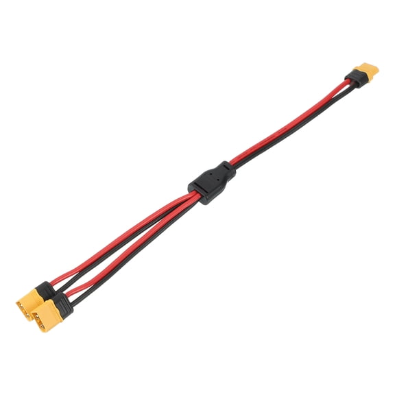Uxcell XT60 Splitter Extension Cable, 12AWG 1 ft Female to Male Connector for RC Batteries