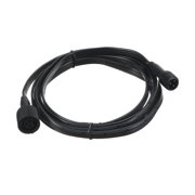 Uxcell Y-Shaped Extension Cable Permanent Outdoor Light Extension, 1 Pcs 6.6Ft IP68 3-pin Y-Splitter Connector Male to Female Light Power Cord Extender for Permanent Outdoor Lighting, Black