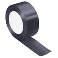 thumbnail image 1 of Uxcell Yards Double Face Decorate Crafts Roll Satin Ribbon Dark Gray, 1 of 6