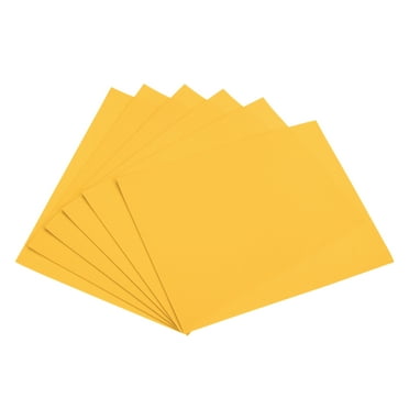 Uxcell Yellow EVA Foam Sheets 11 x 8 inch 1.7mm Thickness for Crafts DIY Projects, 6 Pack