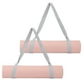 thumbnail image 1 of Uxcell Yoga Mat Straps for Carrying, Adjustable Exercise Mat Sling Holder Multi Purpose Mats Carrier - Fitting for (Women Pilates/Gym Workout), 2 Pcs & Grey, 1 of 7