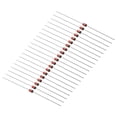 thumbnail image 1 of Uxcell Zener Diode 1W Zener Diode Assortment 12V DO-41 0.16 x 0.09inch (L x OD) 20Pack, 1 of 5