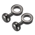 thumbnail image 1 of Uxcell Zipper Insert Buckle, 2Pack Purse Bag Chain Strap Connective Clip Buckles, Black, 1 of 4