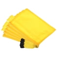 thumbnail image 1 of Uxcell Zipper Pouch, B6 Nylon Mesh Liner Pencil Case Zipper Cosmetic Bags for Office, Yellow 5 Pack, 1 of 6
