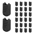 thumbnail image 1 of Uxcell Zipper Pull Tabs Cord End Tips Plastic Shoelace Clips for Paracord Drawstrings Black, 1 of 7