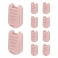 thumbnail image 1 of Uxcell Zipper Pull Tabs Cord End Tips Plastic Shoelace End Clips Fit for Paracord Drawstrings Backpack Lanyard Loops Pink, 1 of 7