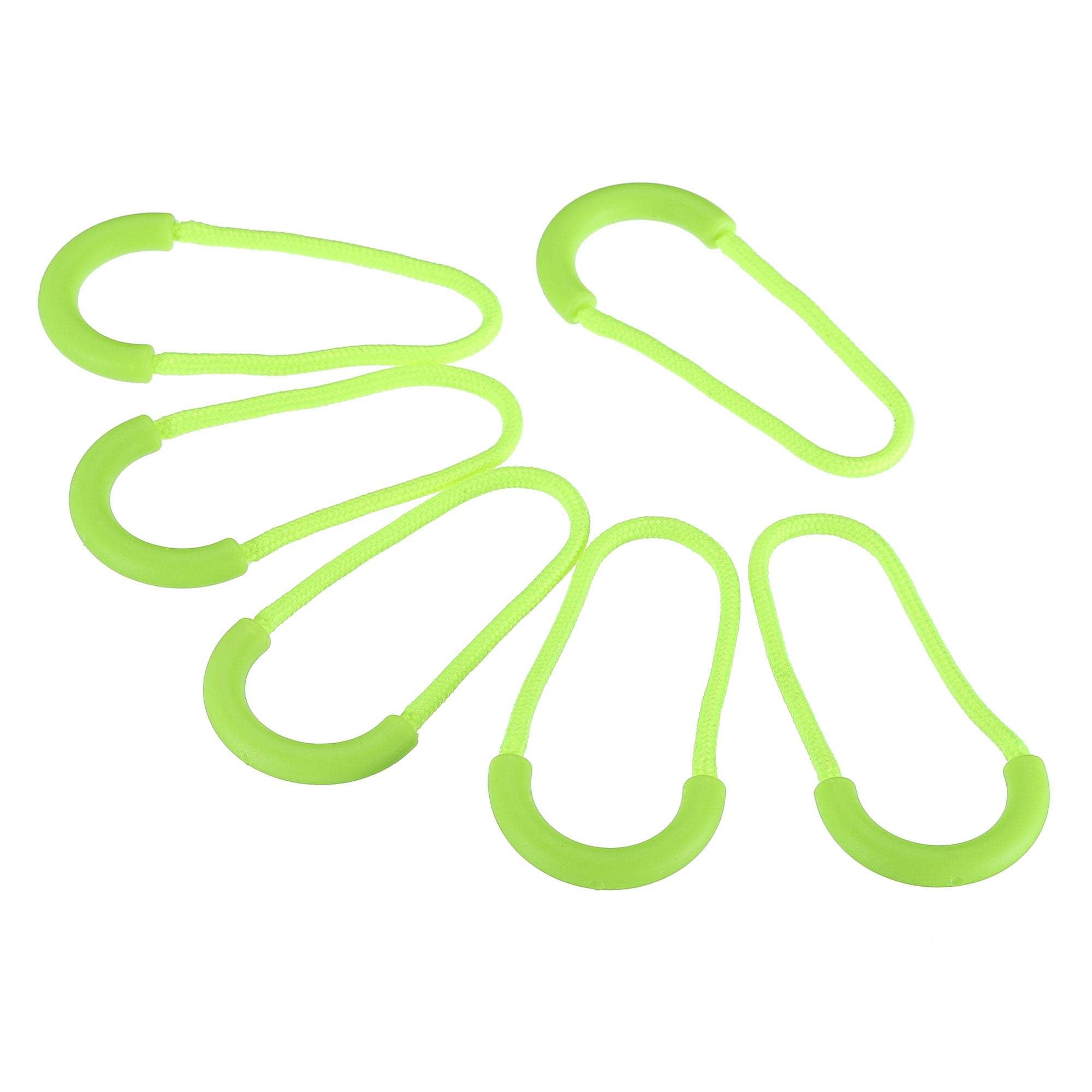 Uxcell Zipper Pulls Extension Handle Cord, 20 Pack Finger Use Plastic U ...