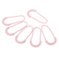 thumbnail image 1 of Uxcell Zipper Pulls Extension Handle Cord, 30 Pack Finger Use Plastic U-Shape Tab Tag Extender, Pink, 1 of 5