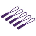thumbnail image 1 of Uxcell Zipper Pulls Pull Head Handle Replacement Tab Tags Cord Extension for Backpacks Bags Handbags Purple, 1 of 5