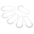 thumbnail image 1 of Uxcell Zipper Pulls Replacement Extension Cord Handle Extender for Luggage Handbags White 15 Pack, 1 of 5