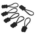 thumbnail image 1 of Uxcell Zipper Pulls Replacement Extension Cord Handle Fix Pull Tab Fixer Slider Head Repair Kit Black 10 Pack, 1 of 5