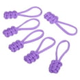 thumbnail image 1 of Uxcell Zipper Pulls Replacement Extension Cord Handle Fix Pull Tab Fixer Slider Head Repair Kit Purple 6 Pack, 1 of 5