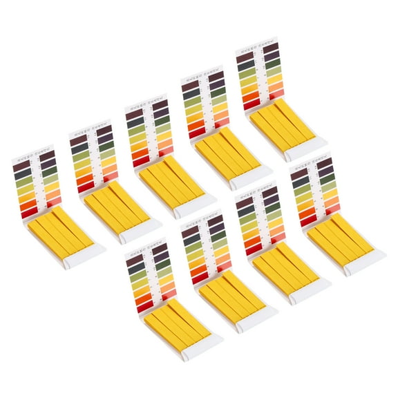 Uxcell pH1 to pH14 Test Strips 720 Litmus Indicator Paper Alkaline Acid Testing, 9 Pack
