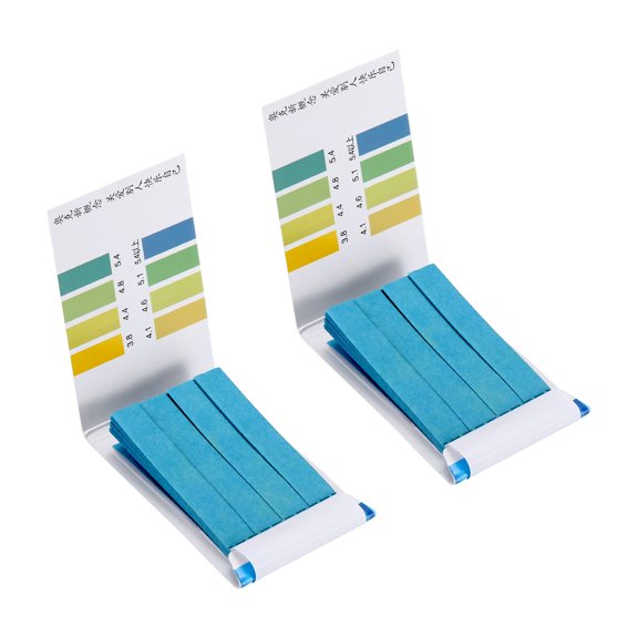 Uxcell pH3.8 to pH5.4 Test Strips 160 Litmus Indicator Paper Alkaline Acid Testing, 2 Pack