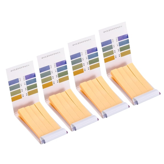 Uxcell pH8.2 to pH10 Test Strips 320 Litmus Indicator Paper Alkaline Acid Testing, 4 Pack