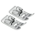 thumbnail image 1 of Uxcell uxcell 2pcs Zig Zag Straight Presser Feet Sewing Machine Presser Foot ,Silver, 1 of 4