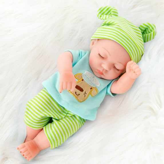 Uxgjfwu 12-inch Soft Body Baby Doll, Realistic Baby Doll Toy for Role Play and Pretend Fun, Cuddly Newborn Figure with Detailed Features, Gift for Holidays and Special Occasions