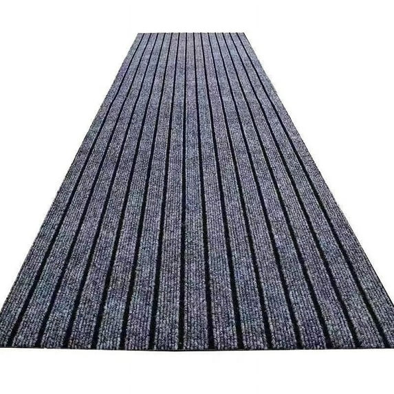 Uxgjfwu 16x24 inch Entry Door Mat Non-Slip Floor Carpet for Kitchen Home Hotel Striped Design Washable