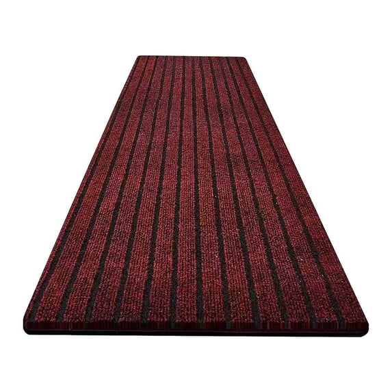 Uxgjfwu 16x24 inch Entry Door Mat Non-Slip Floor Carpet for Kitchen Home Hotel Striped Design Washable