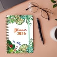 thumbnail image 1 of Uxgjfwu 2026 English Planner Notebook, Spiral Bound Annual Planning Journal, Monthly Weekly Organization for Work, Personal Use, 1 of 6
