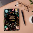 thumbnail image 1 of Uxgjfwu 2026 English Planner Notebook, Spiral Bound Annual Planning Journal, Monthly Weekly Organization for Work, Personal Use, 1 of 6