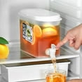 thumbnail image 1 of Uxgjfwu 3.5L Cold Water Dispenser, Refrigerator Pitcher with Tap for Fruit Infused Beverages, 1 of 9