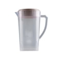 thumbnail image 1 of Uxgjfwu 3L Clear Plastic Pitcher with Lid, Beverage Dispenser for Cold Drinks Iced Tea Lemonade Water Juice Milk Refrigerator Refillable Container, 1 of 6