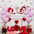 thumbnail image 1 of Uxgjfwu 5-pack Heart-shaped Balloons, Matte Inflatable Decoraitons for Birthday Valentine's Day Party Anniversary Wedding Engagement, 1 of 6