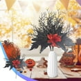 thumbnail image 1 of Uxgjfwu Artificial Black Dead Branch with Colorful Small Flowers, Halloween Home Decor Single Stem, Spooky Decorative Branch for Vase, 1 of 7