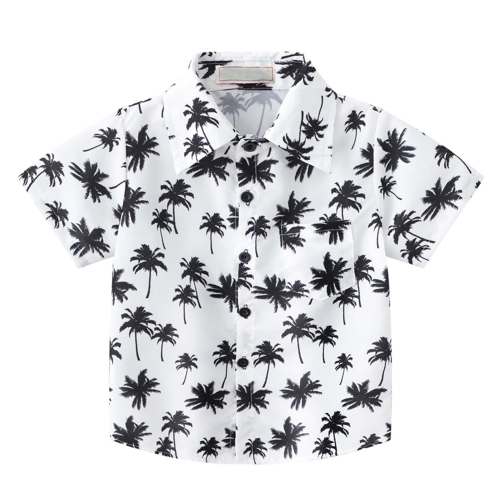 Campana Boys Yuki Short Sleeve Cotton Shirt - Polka Dots Print - Yellow & Green main image 1